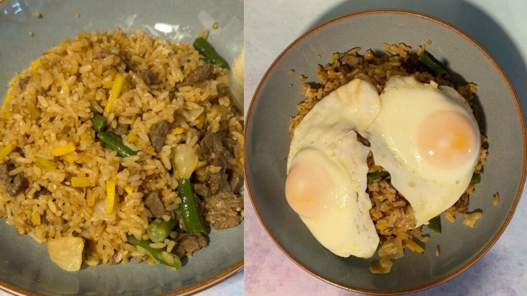 easy cooking bibigo beef fried rice